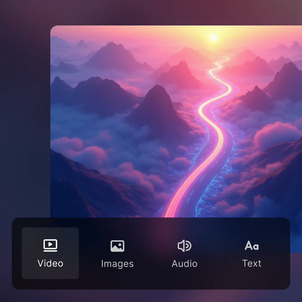 Crea proyectos de vídeo usando IA