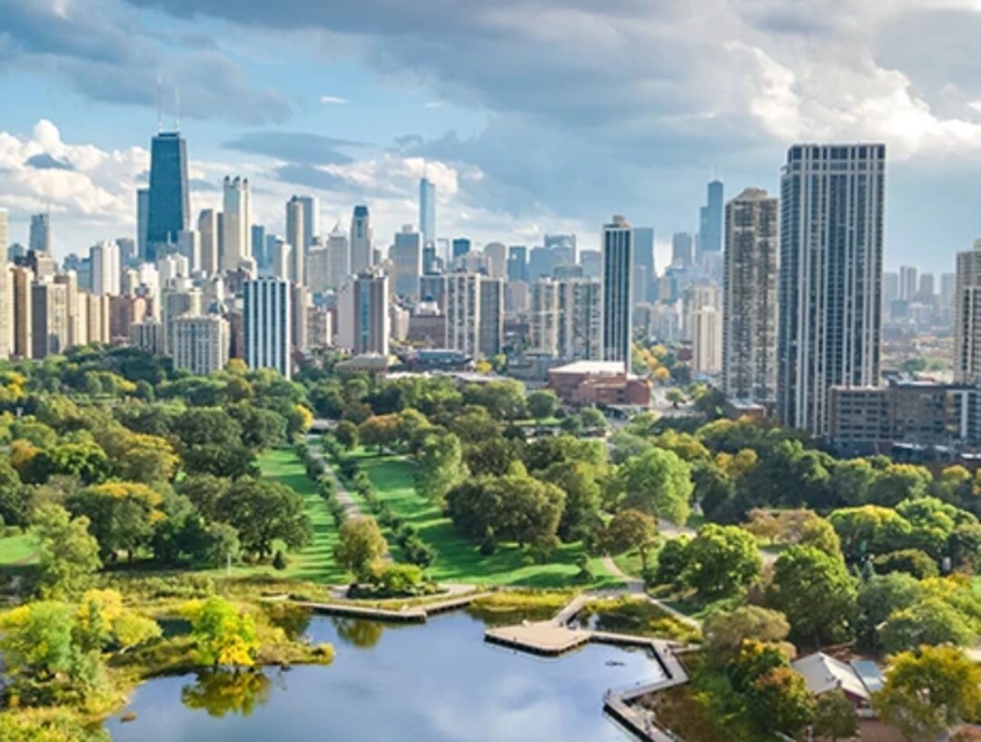 Chicago boasts the 4th most green spaces